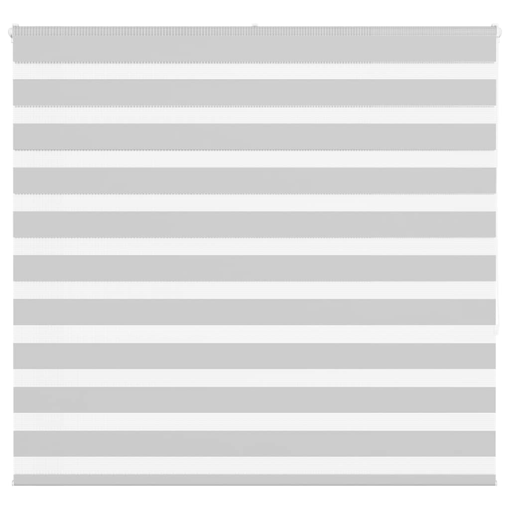 VidaXL Zebra-Rollo 165x150 cm Stoffbreite 160,9 cm Hellgrau