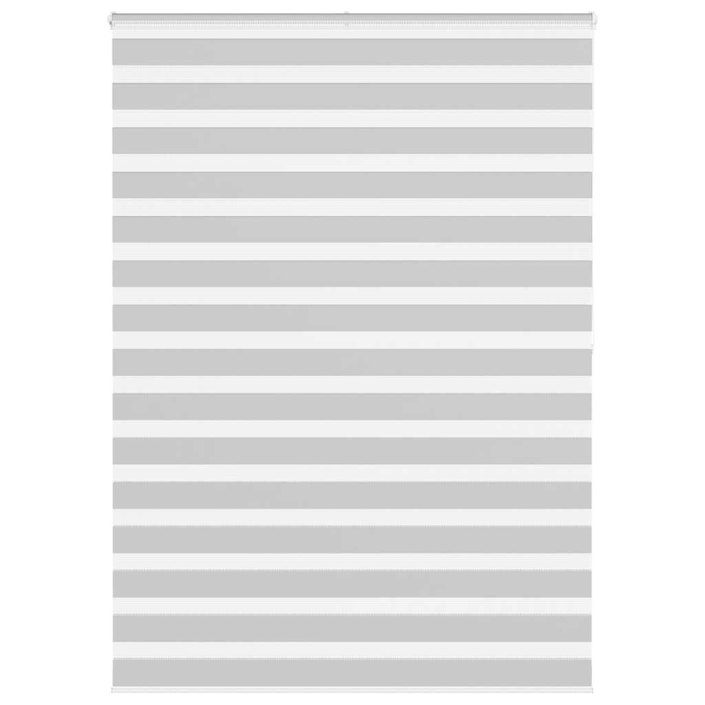 VidaXL Zebra-Rollo 165x200 cm Stoffbreite 160,9 cm Hellgrau