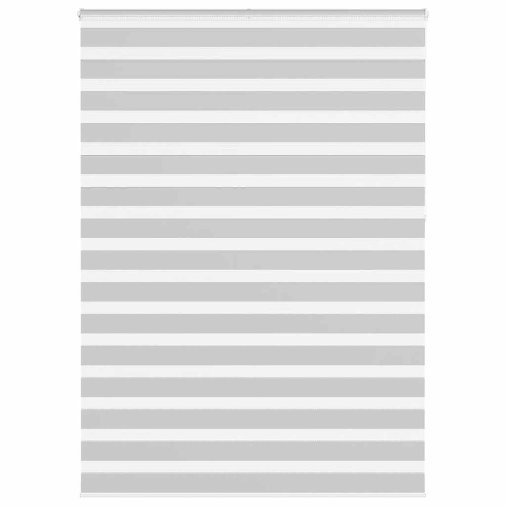 VidaXL Zebra-Rollo 160x230 cm Stoffbreite 155,9 cm Hellgrau