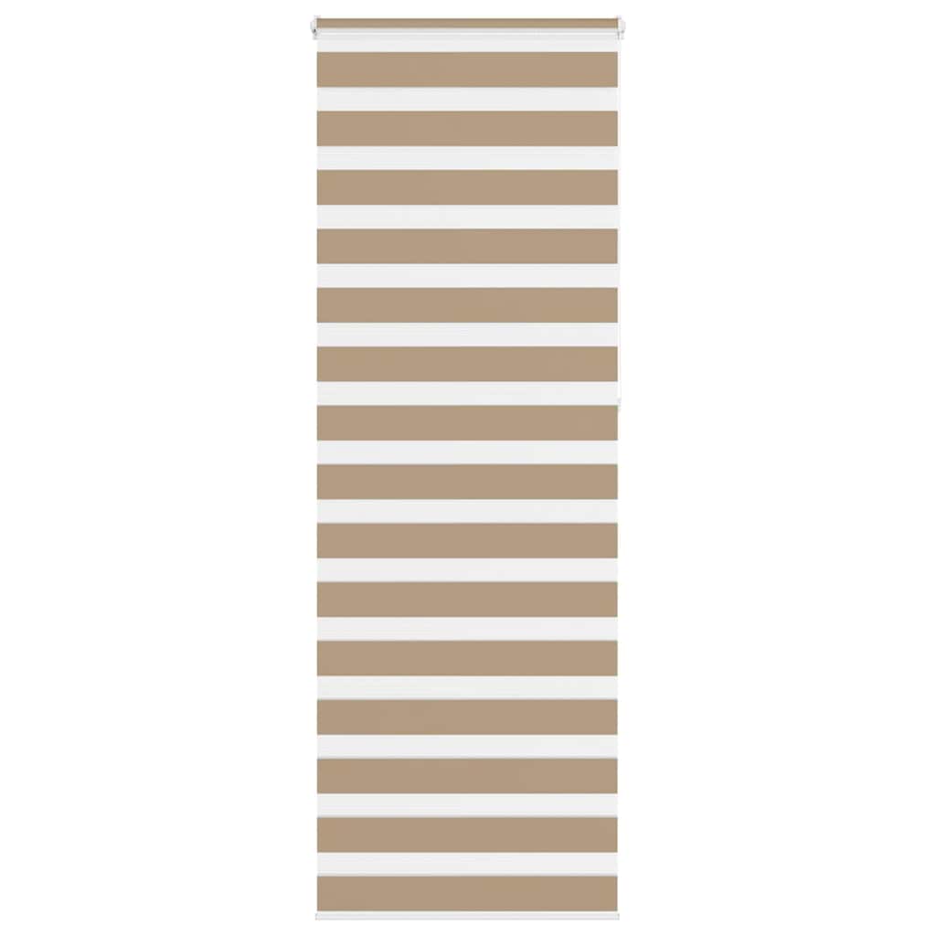VidaXL Zebrarollo 80x230 cm Stoffbreite 75,9 cm Polyester Sandbraun