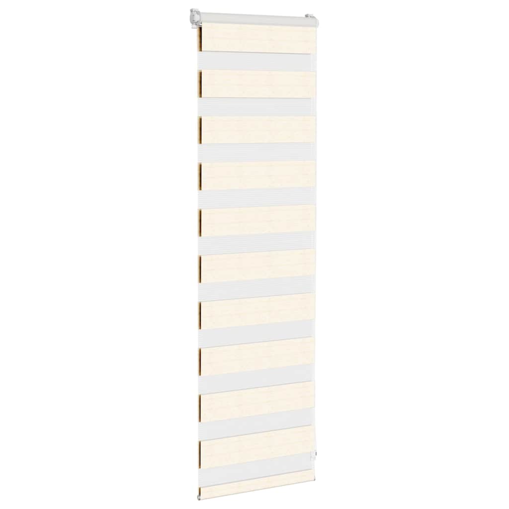 VidaXL Zebra-Rollo 45x100 cm Stoffbreite 40,9 cm Marmorbeige