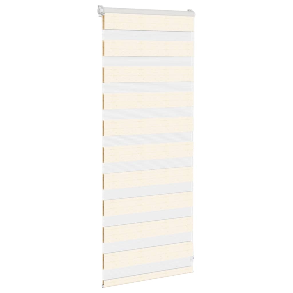 VidaXL Zebra-Rollo 55x100 cm Stoffbreite 50,9 cm Marmorbeige