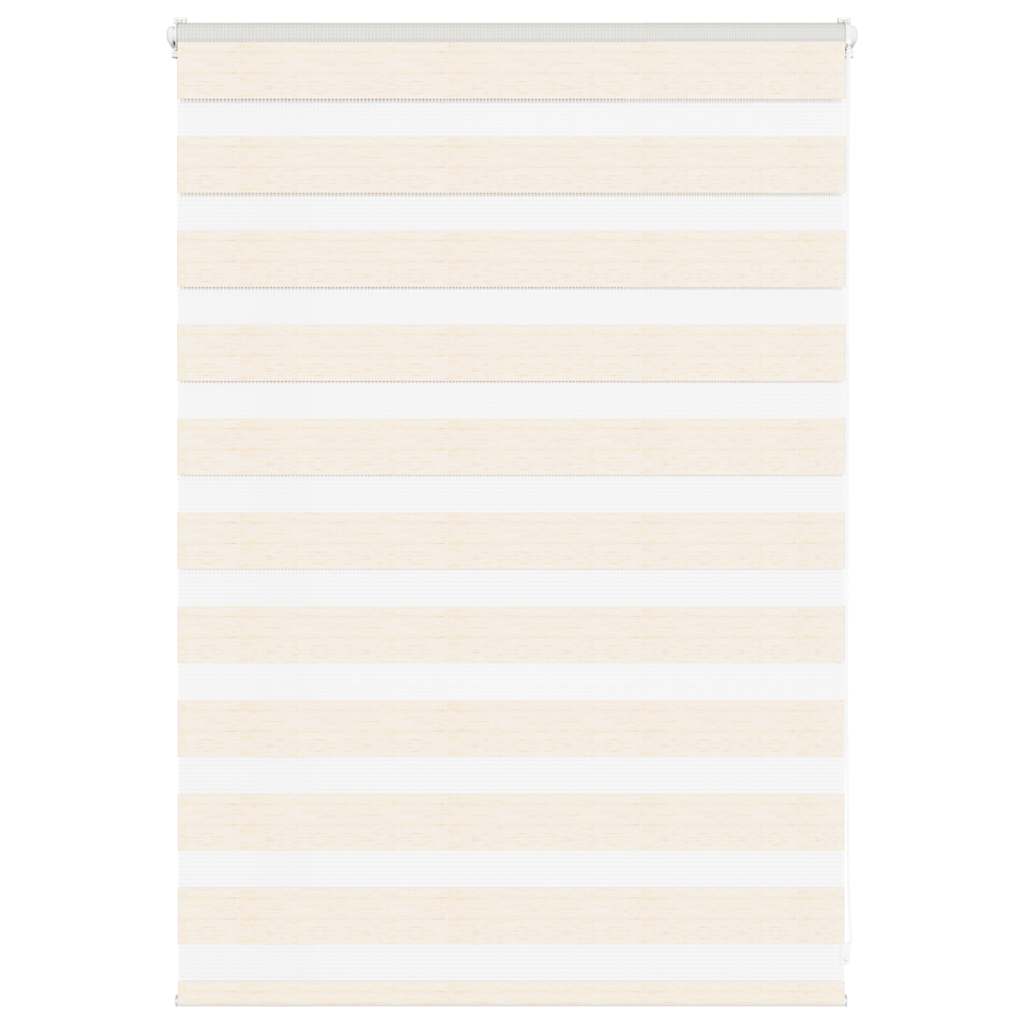 Vidaxx Zebra-Rollo 115x100 cm Stoffbreite 110,9 cm Marmorbeige