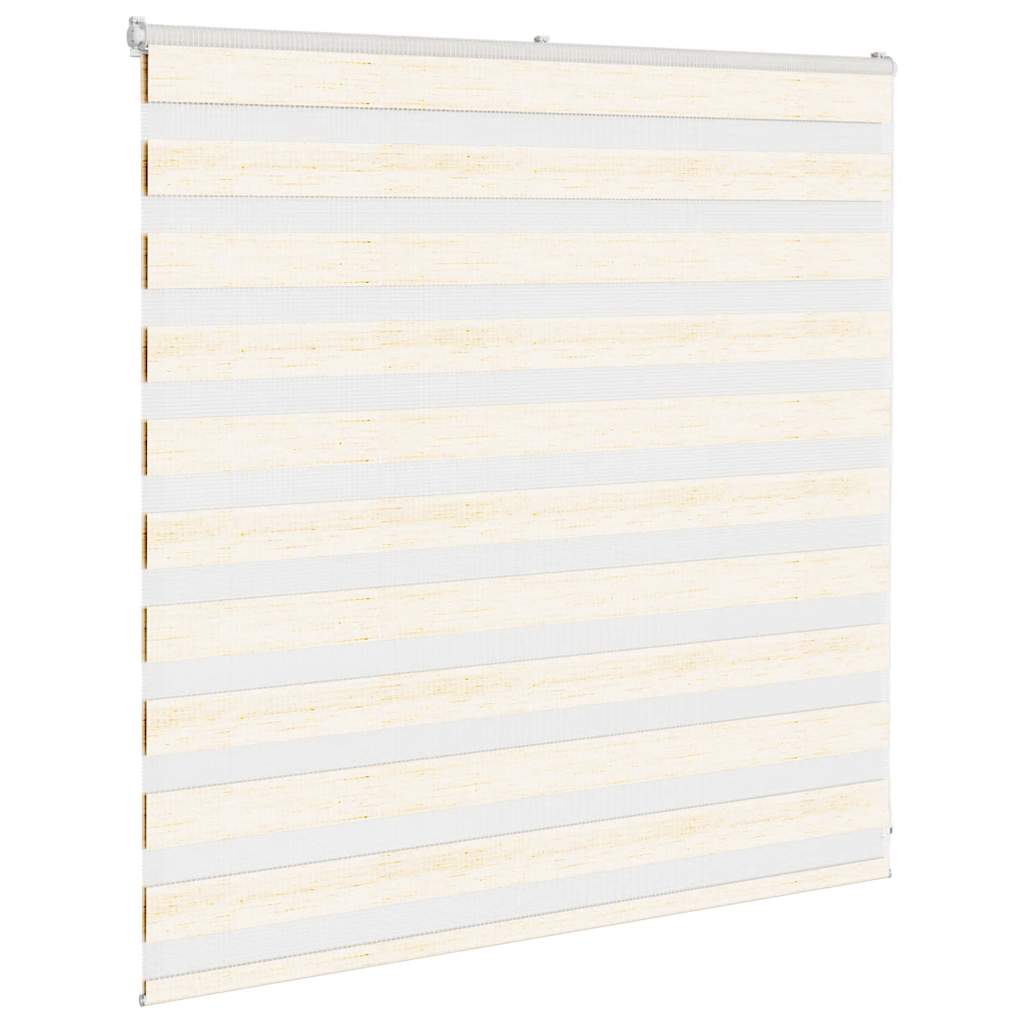 Vidaxx Zebra-Rollo 145x100 cm Stoffbreite 140,9 cm Marmorbeige