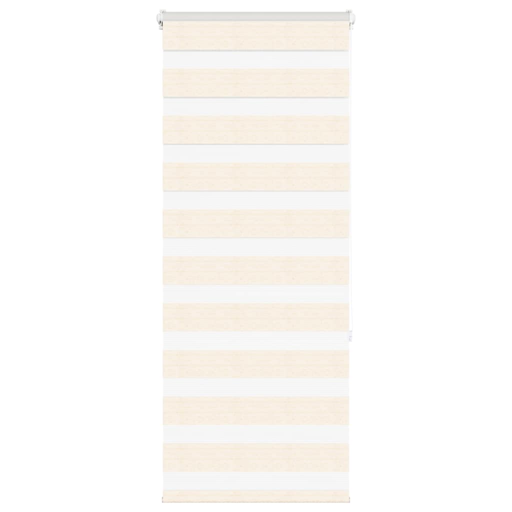 Vidaxx Zebra-Rollo 65x150 cm Stoffbreite 60,9 cm Marmorbeige