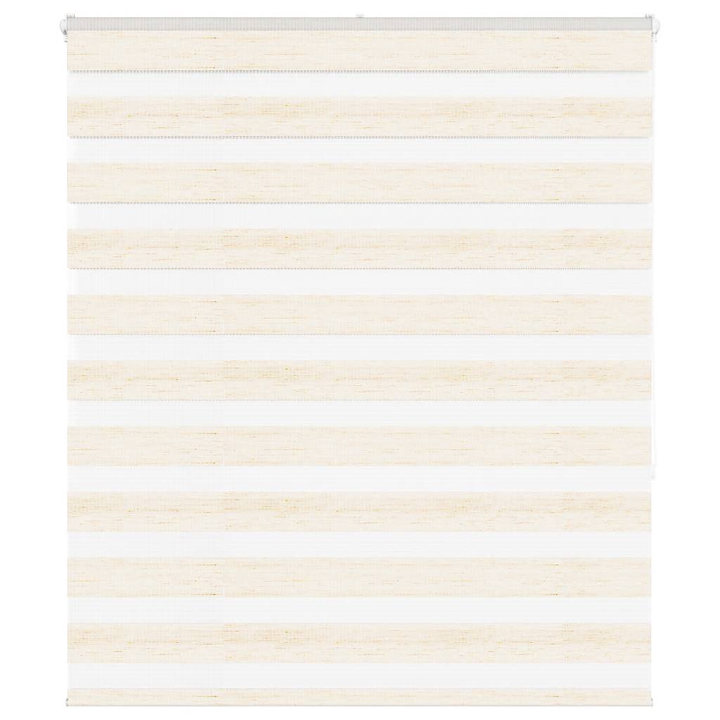 Vidaxx Zebra-Rollo 120x150 cm Stoffbreite 115,9 cm Marmorbeige