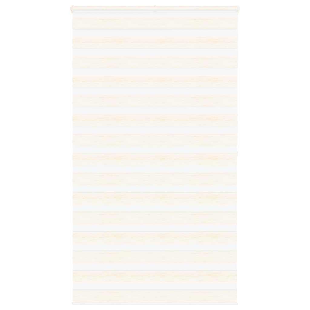 Vidaxx Zebra-Rollo 130x200 cm Stoffbreite 125,9 cm Marmorbeige