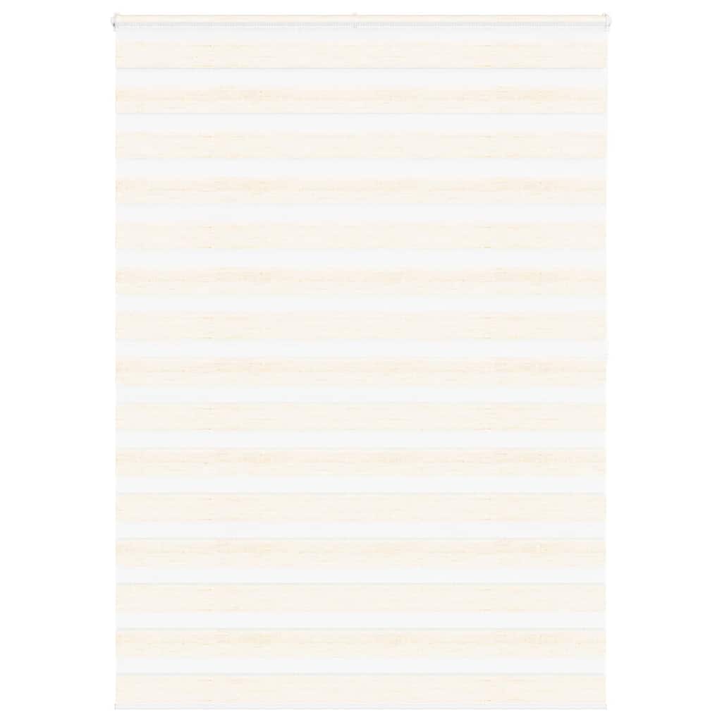 Vidaxx Zebra-Rollo 160x200 cm Stoffbreite 155,9 cm Marmorbeige