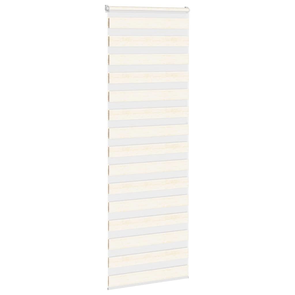 VidaXL Zebra-Rollo 85x230 cm Stoffbreite 80,9 cm Marmorbeige