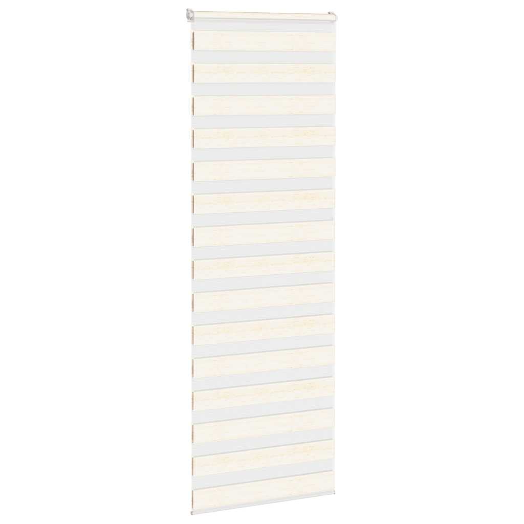 VidaXL Zebra-Rollo 90x230 cm Stoffbreite 85,9 cm Marmorbeige