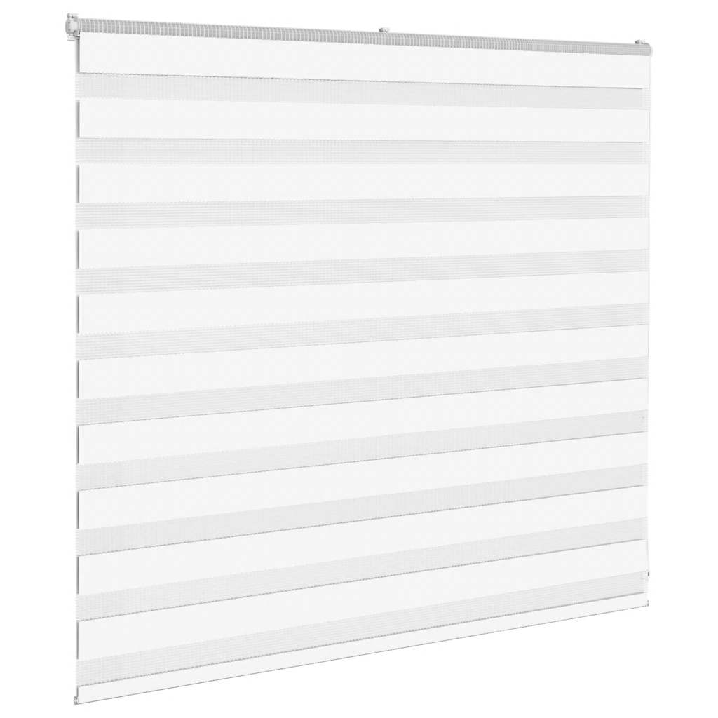 VidaXL Zebrarollo 165x100 cm Stoffbreite 160,9 cm Polyester weiß