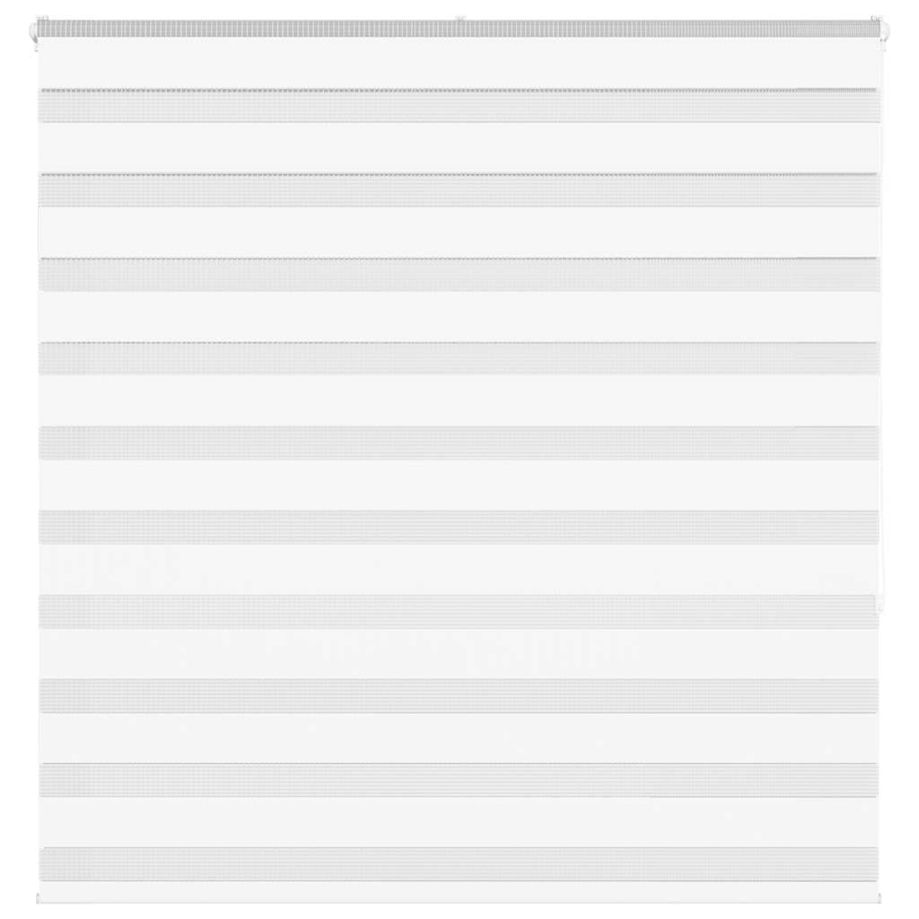VidaXL Zebra-Rollo 140x150 cm Stoffbreite 135,9 cm Polyester weiß