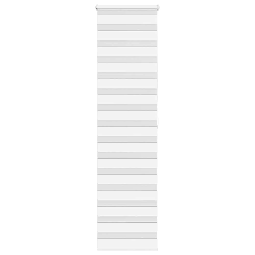 Vidaxx Zebra-Rollo 55x200 cm Stoffbreite 50,9 cm Polyester weiß
