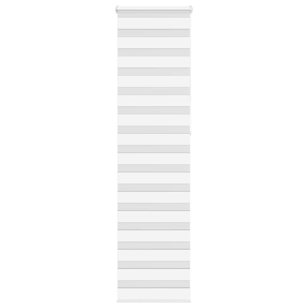 VidaXL Zebra-Rollo 60x230 cm Stoffbreite 55,9 cm Polyester weiß