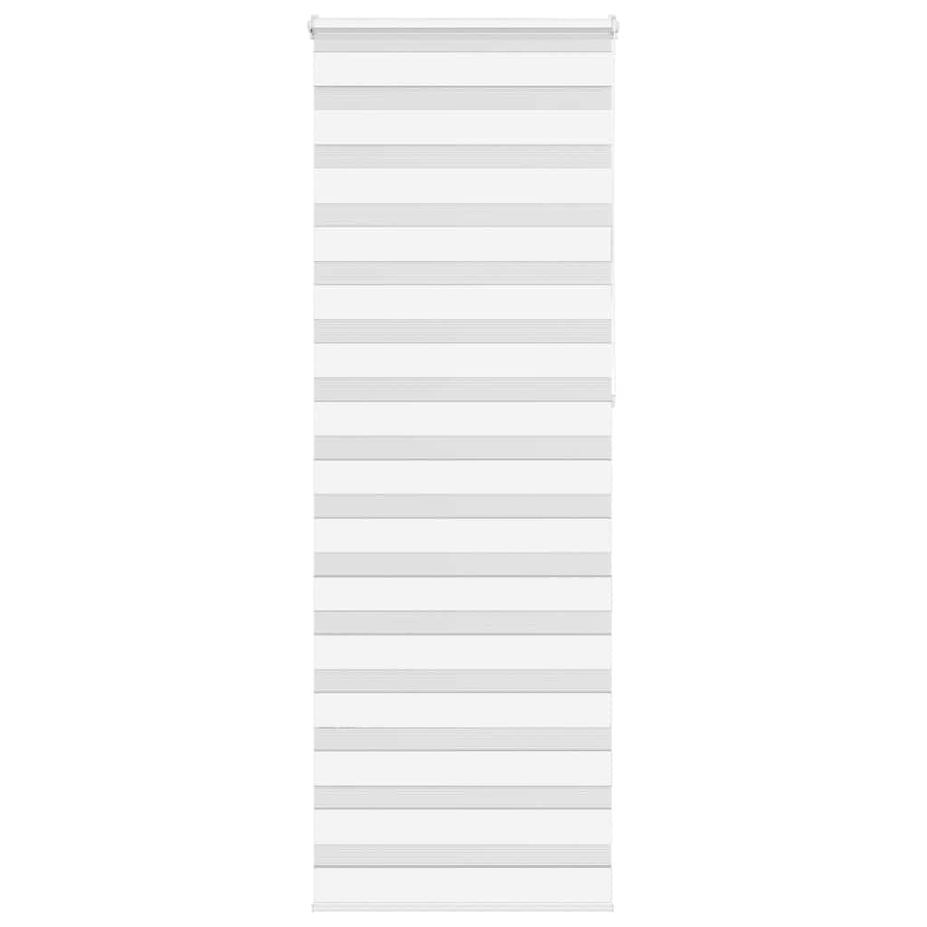VidaXL Zebra-Rollo 85x230 cm Stoffbreite 80,9 cm Polyester weiß