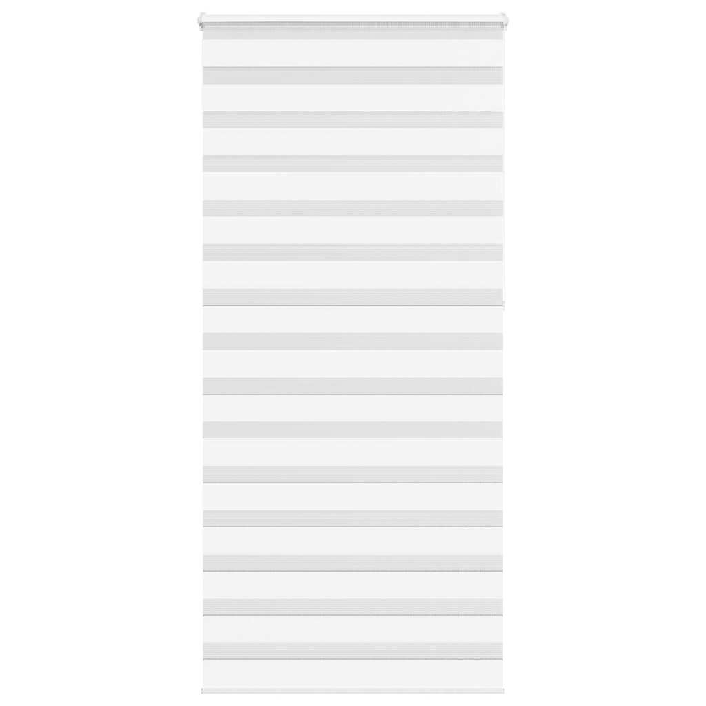 Vidaxx Zebra-Rollo 100x230 cm Stoffbreite 95,9 cm Polyester weiß