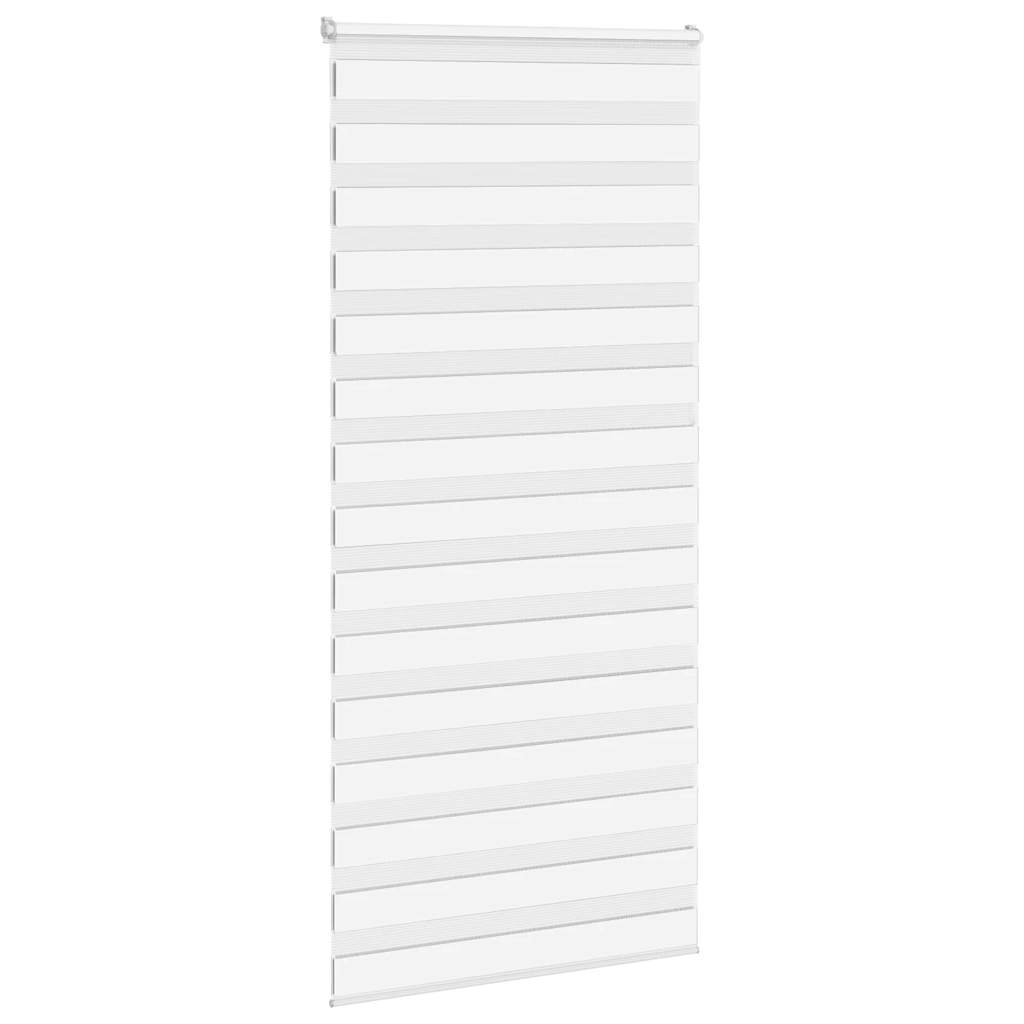 VidaXL Zebra-Rollo 105x230 cm Stoffbreite 100,9 cm Polyester weiß