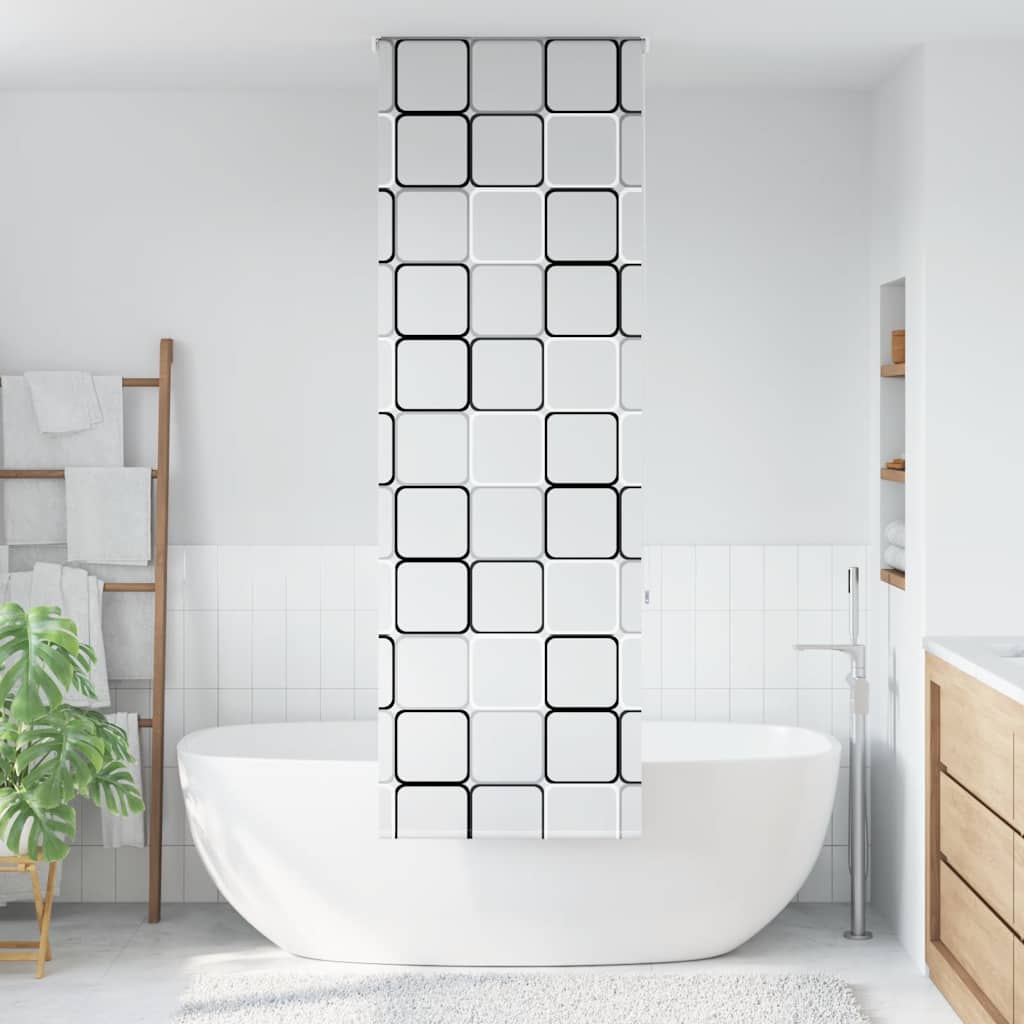 Vidaxx Duschrollo 70x240 cm, Stoffbreite 66 cm