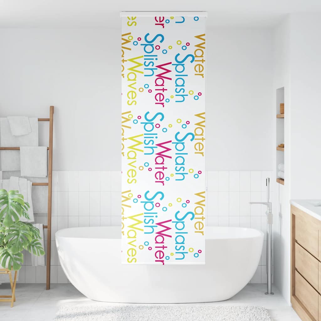 Vidaxl doucherolgordijn met cassette 70x240 cm stofbreedte 66 cm