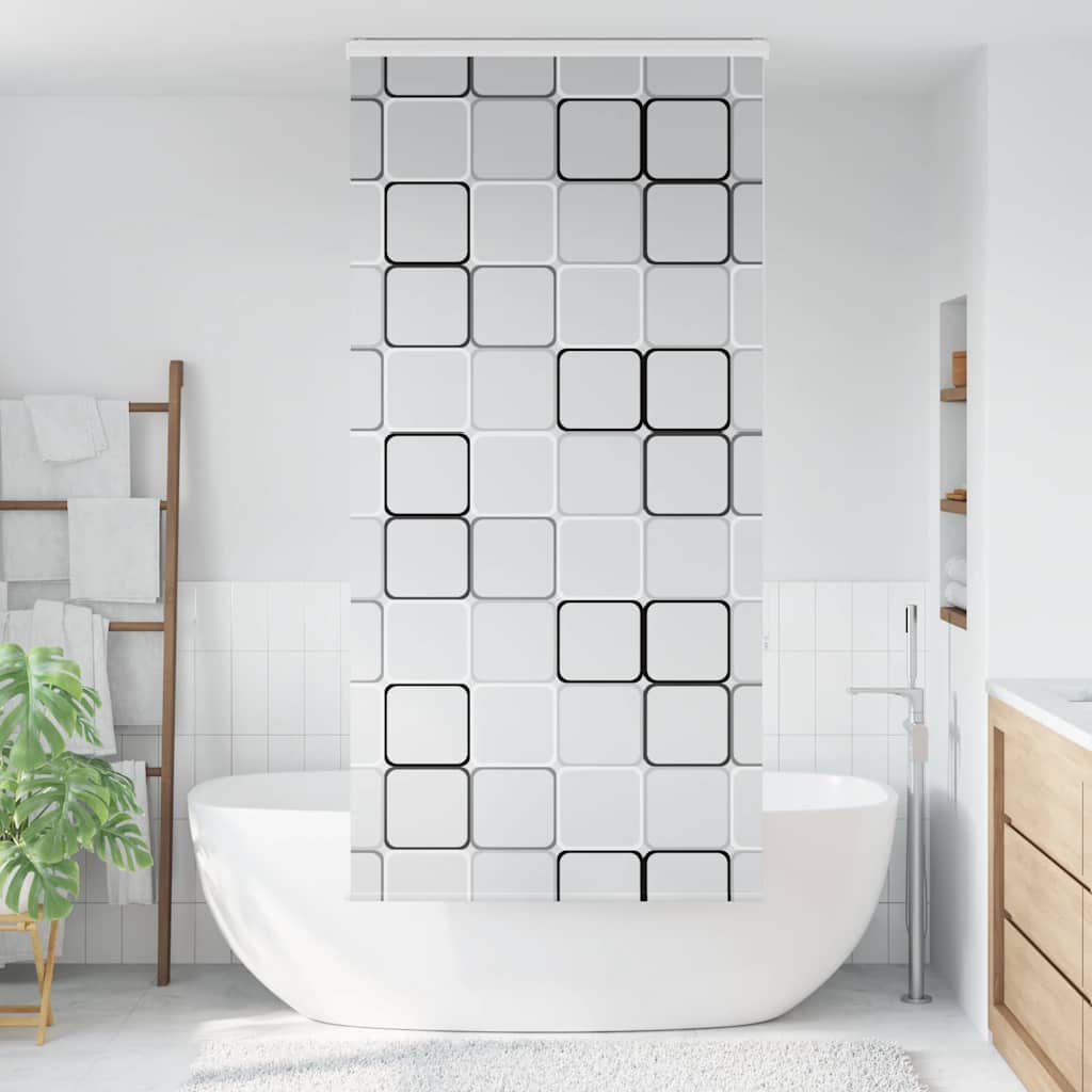 Vidaxl doucherolgordijn met cassette 90x240 cm stofbreedte 86 cm