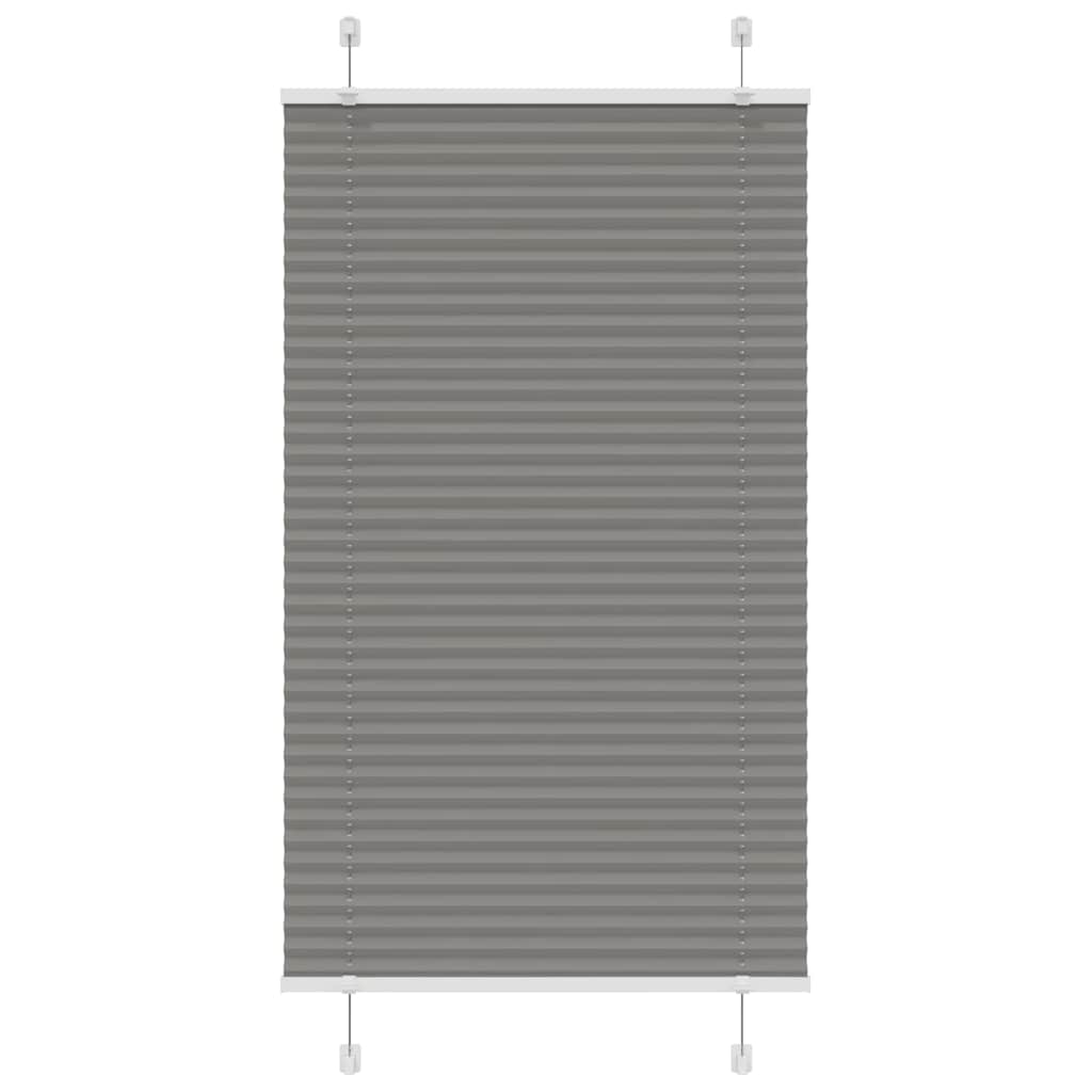 Vidaxx Plissee-Rollo 70x100 cm Stoffbreite 69,4 cm Anthrazit