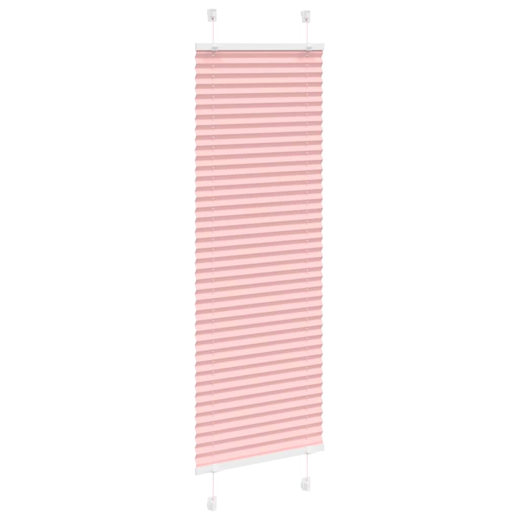 Vidaxl plissé rolgordijn 50x100 cm stofbreedte 49,4 cm polyester roze
