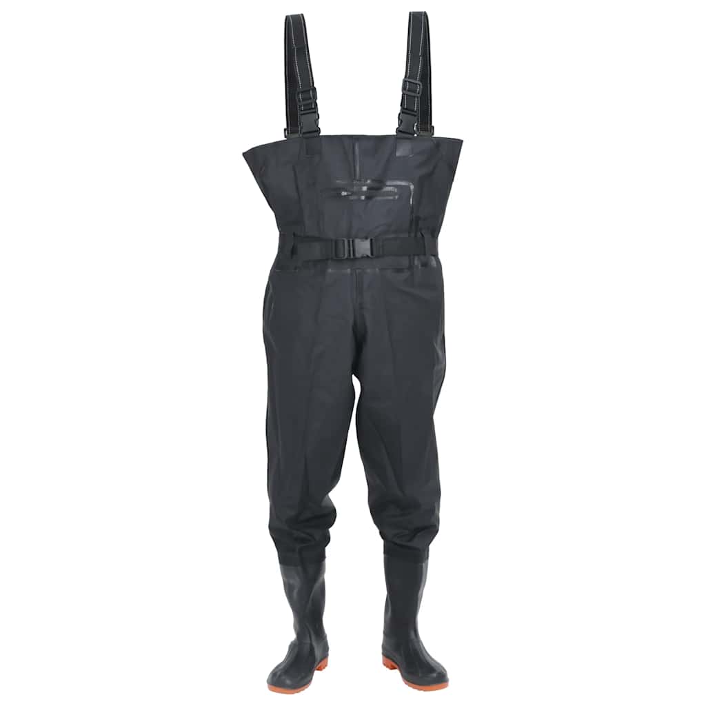 Vidaxl Watanzug mit Stiefeln und Gürtel Größe 44 schwarz