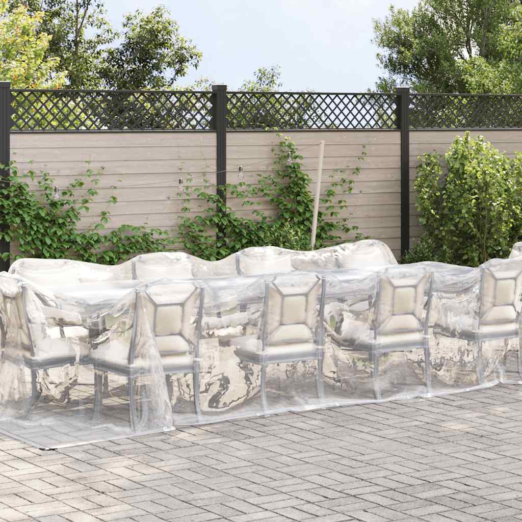 Vidaxx transparente Plane mit Ösen 3x10 m Polyethylen