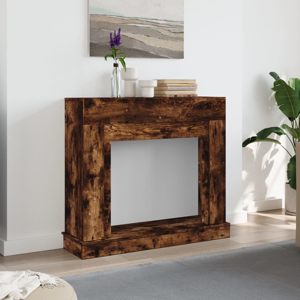 Vidaxl haardombouw 100x30x87,5 cm bewerkt hout gerookt eikenkleurig