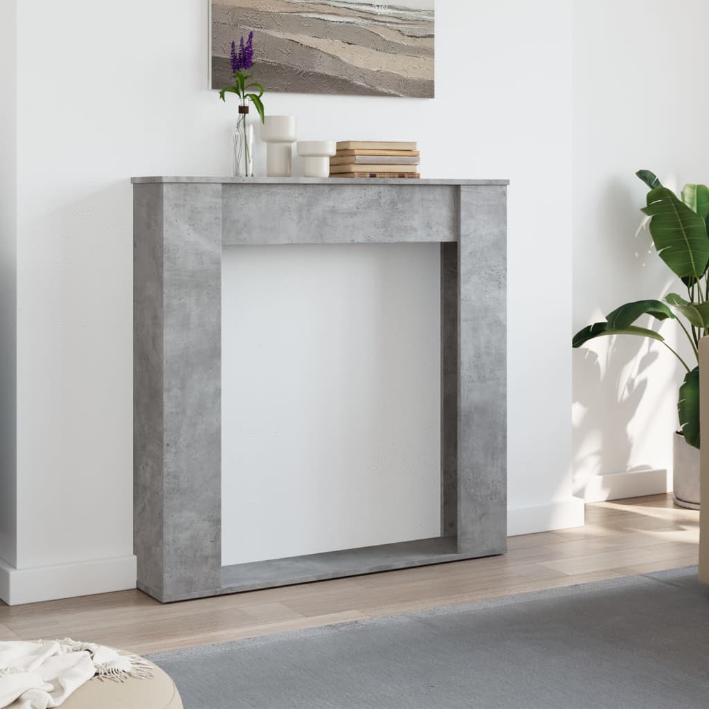 Vidaxl haardombouw 100x20x100 cm bewerkt hout betongrijs