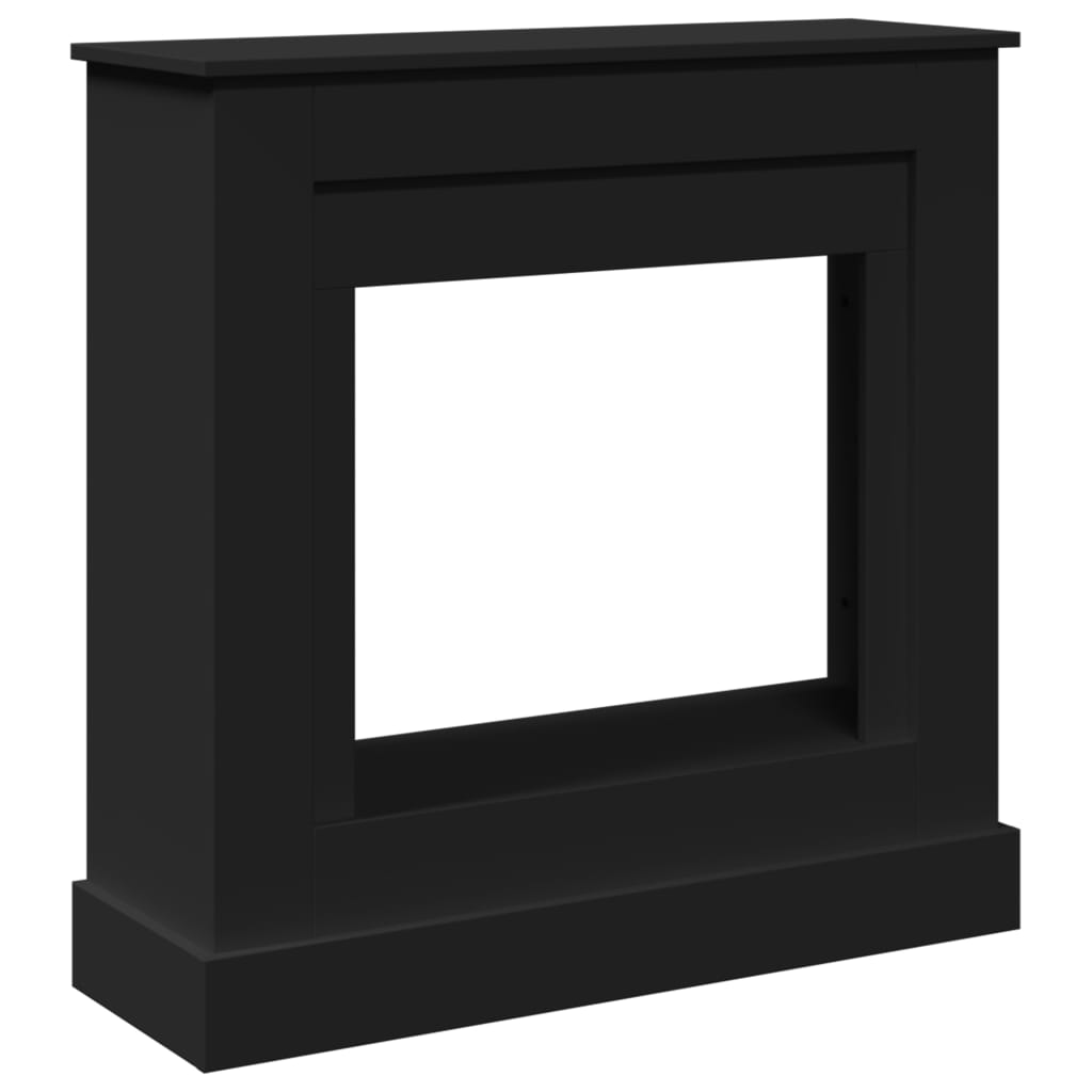 Vidaxl haardombouw 90x30x90 cm bewerkt hout zwart
