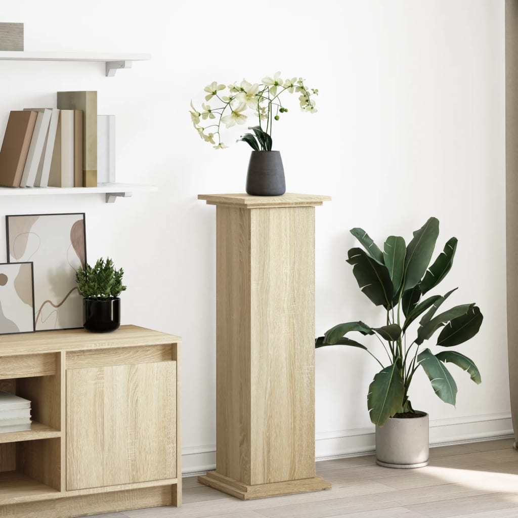 Vidaxx Sockel mit Stauraum 31x30x90 cm Fertigholz Sonoma-Eiche