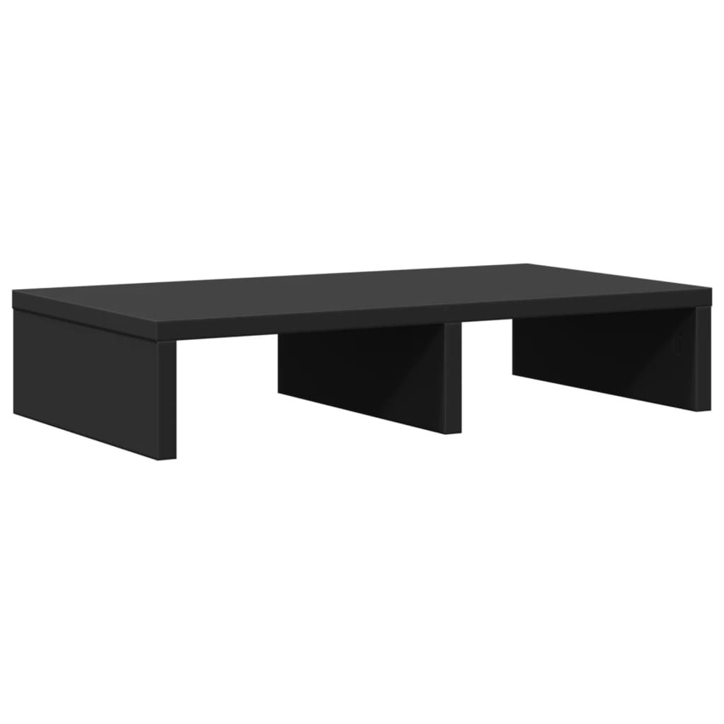 Vidaxx Monitorständer 50x27x10 cm, lackiertes Holz schwarz