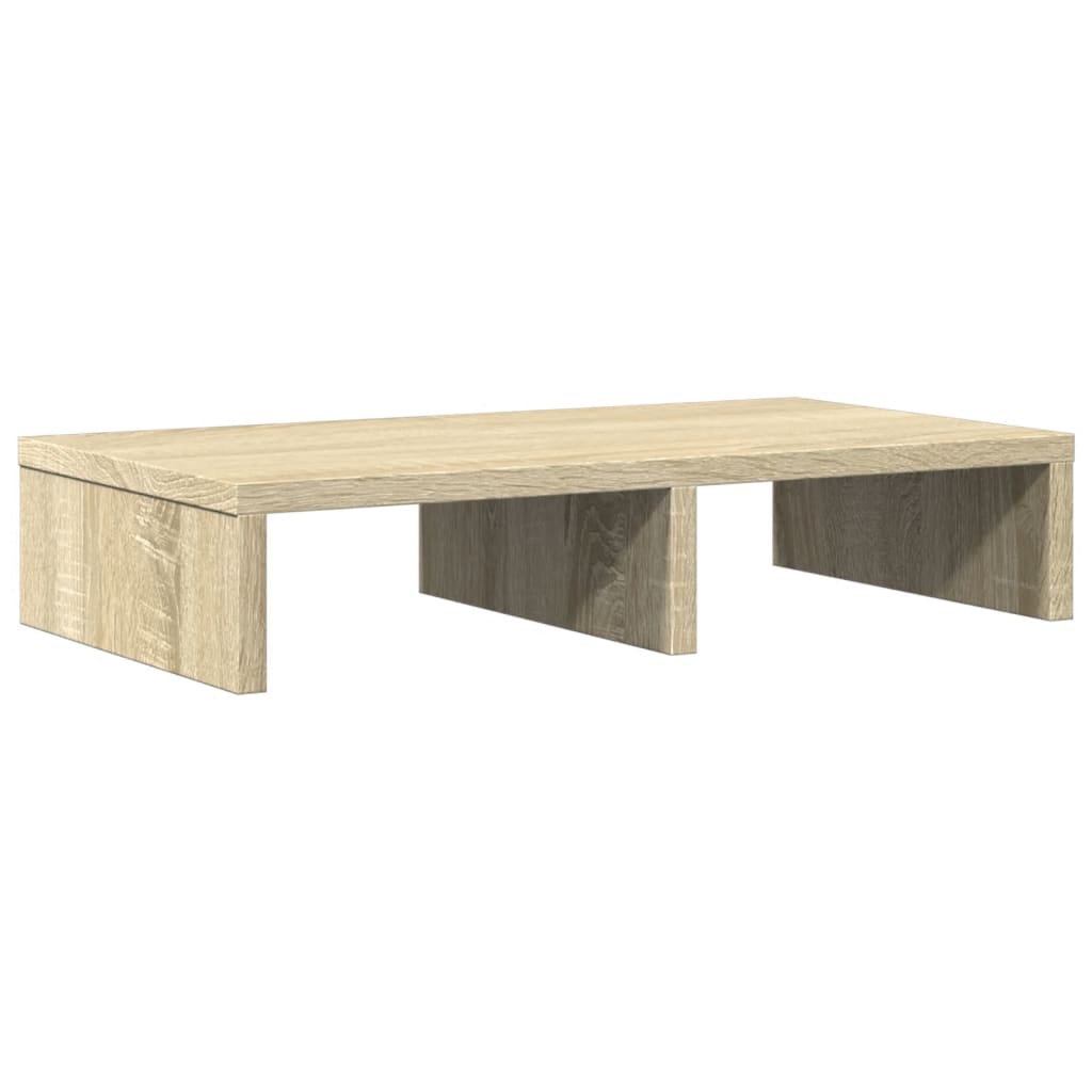 Vidaxxl Monitorständer 50x27x10 cm, Holzwerkstoff Sonoma-Eiche-farbig