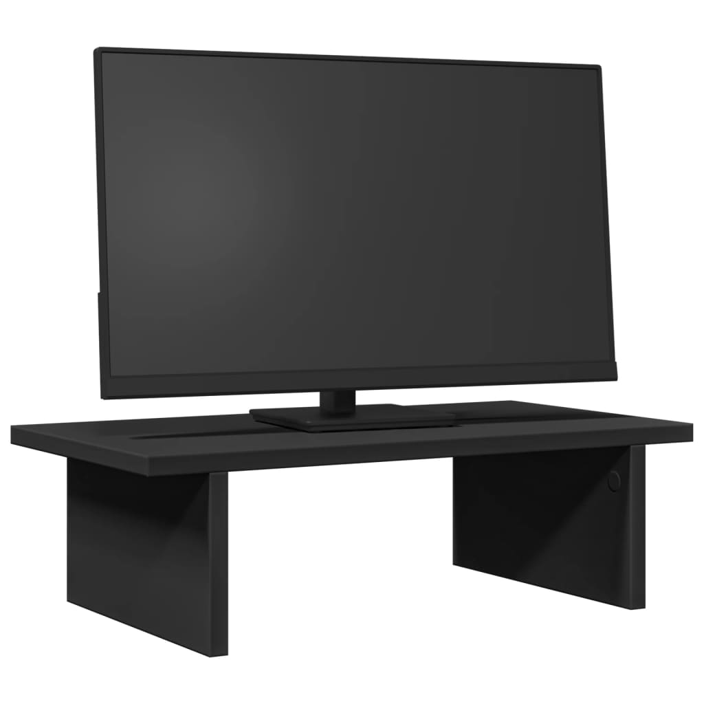 Vidaxxl Monitorständer 50x27x15 cm verarbeitetes Holz schwarz