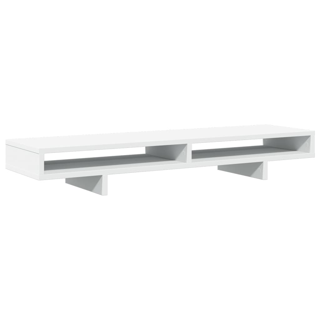 Vidaxx Monitorständer 100x27x15 cm Holzwerkstoff weiß