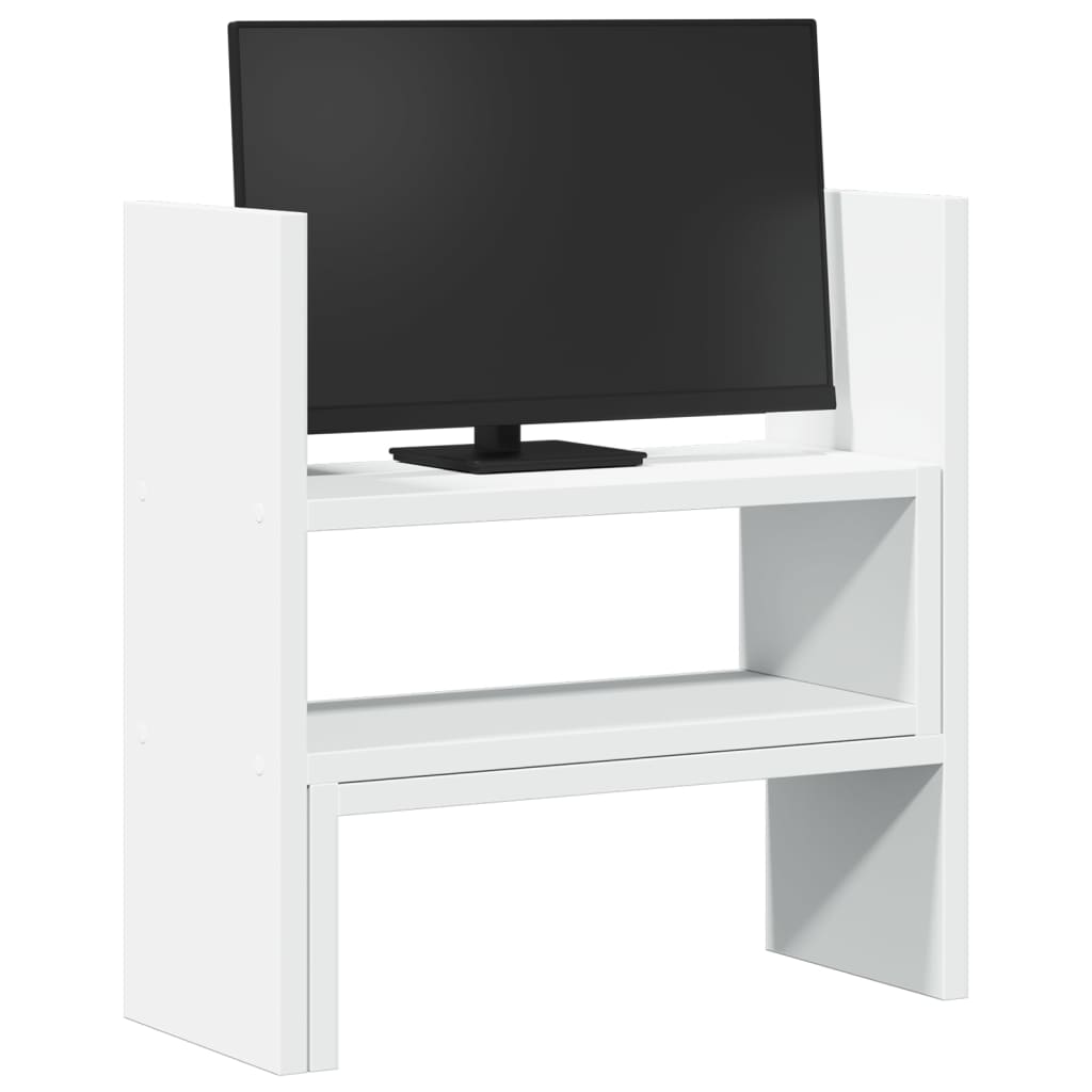 Vidaxx Schreibtisch-Organizer 40x17x41 cm Holzwerkstoff weiß