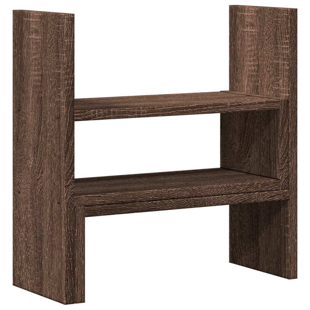 Vidaxx Schreibtisch-Organizer 40 x 17 x 41 cm, fertiges Holz, braune Eiche