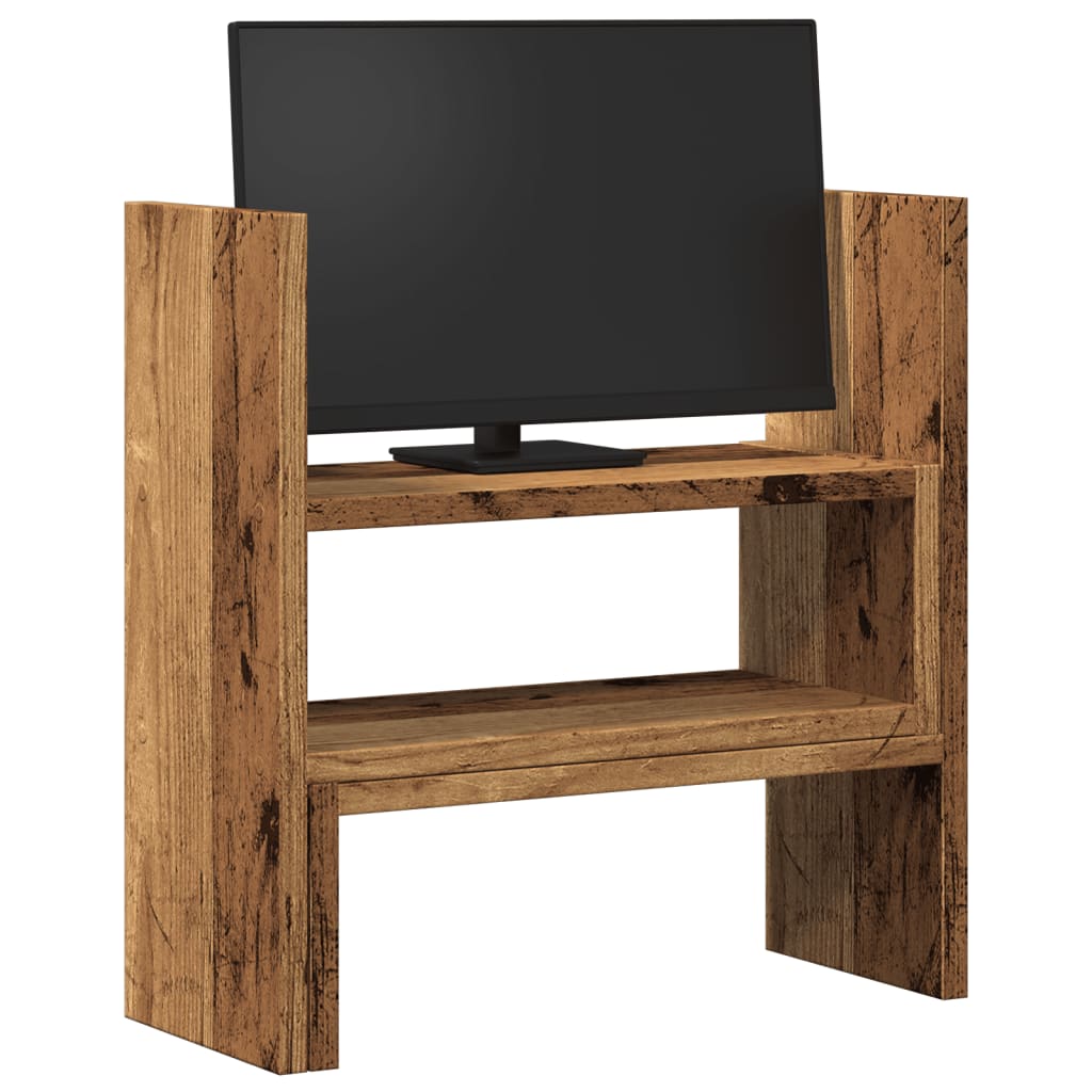 Vidaxx Schreibtisch-Organizer 40 x 17 x 41 cm, fertiges Holz, altholzfarben