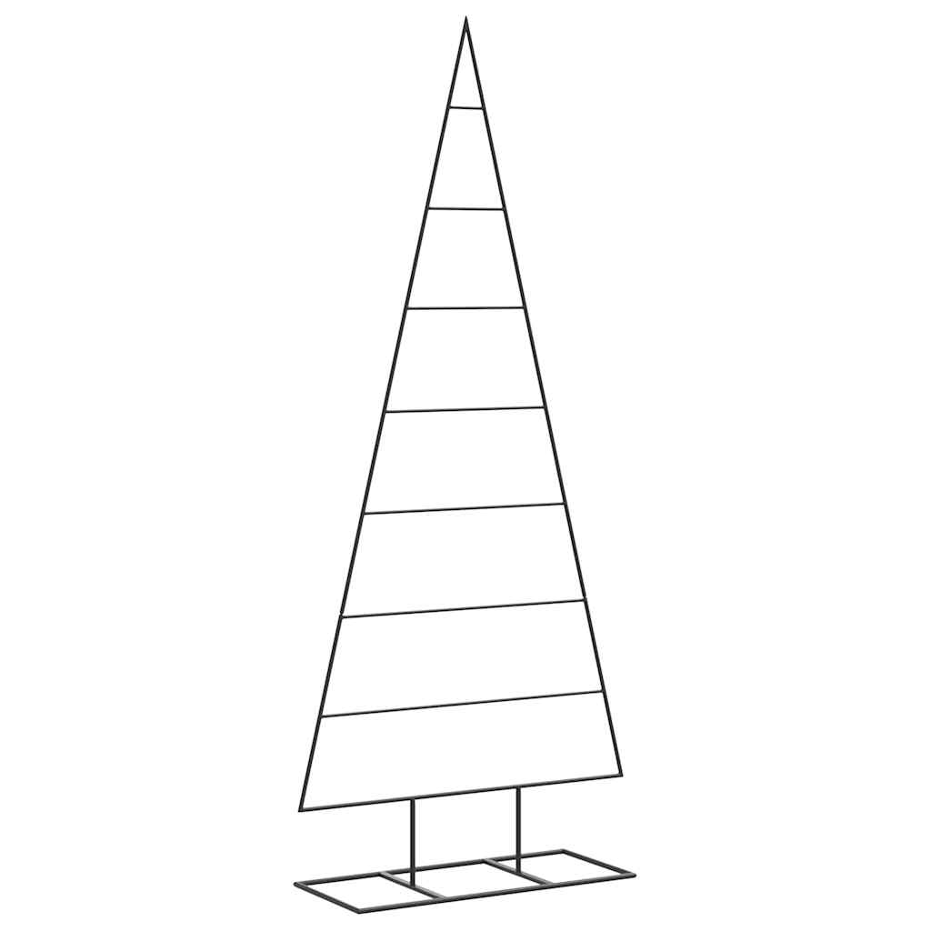 Vidaxl kerstdecoratie kerstboom 150 cm metaal zwart