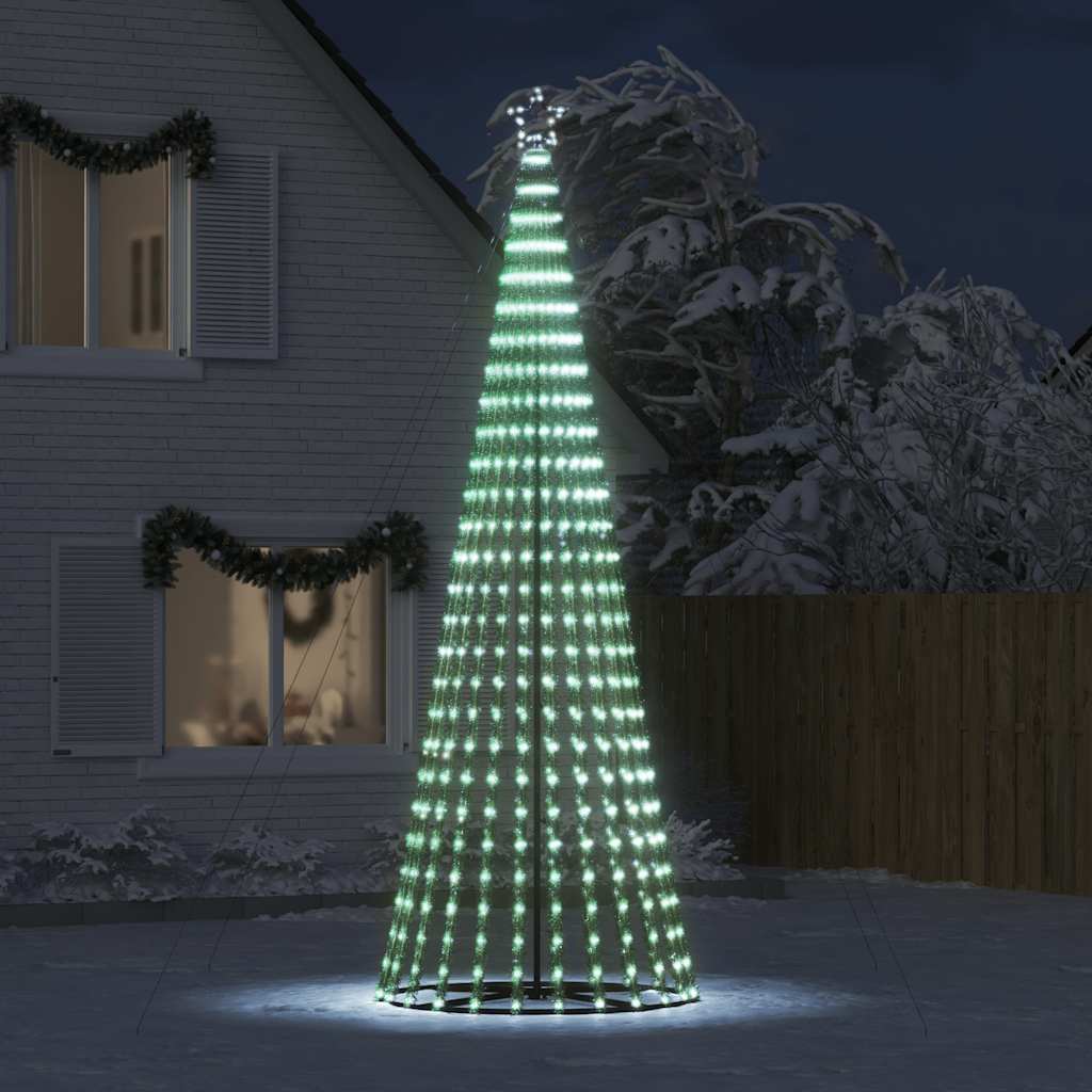 Vidaxxl LED-Weihnachtsbaum 1028 LEDs kaltweiß 403 cm