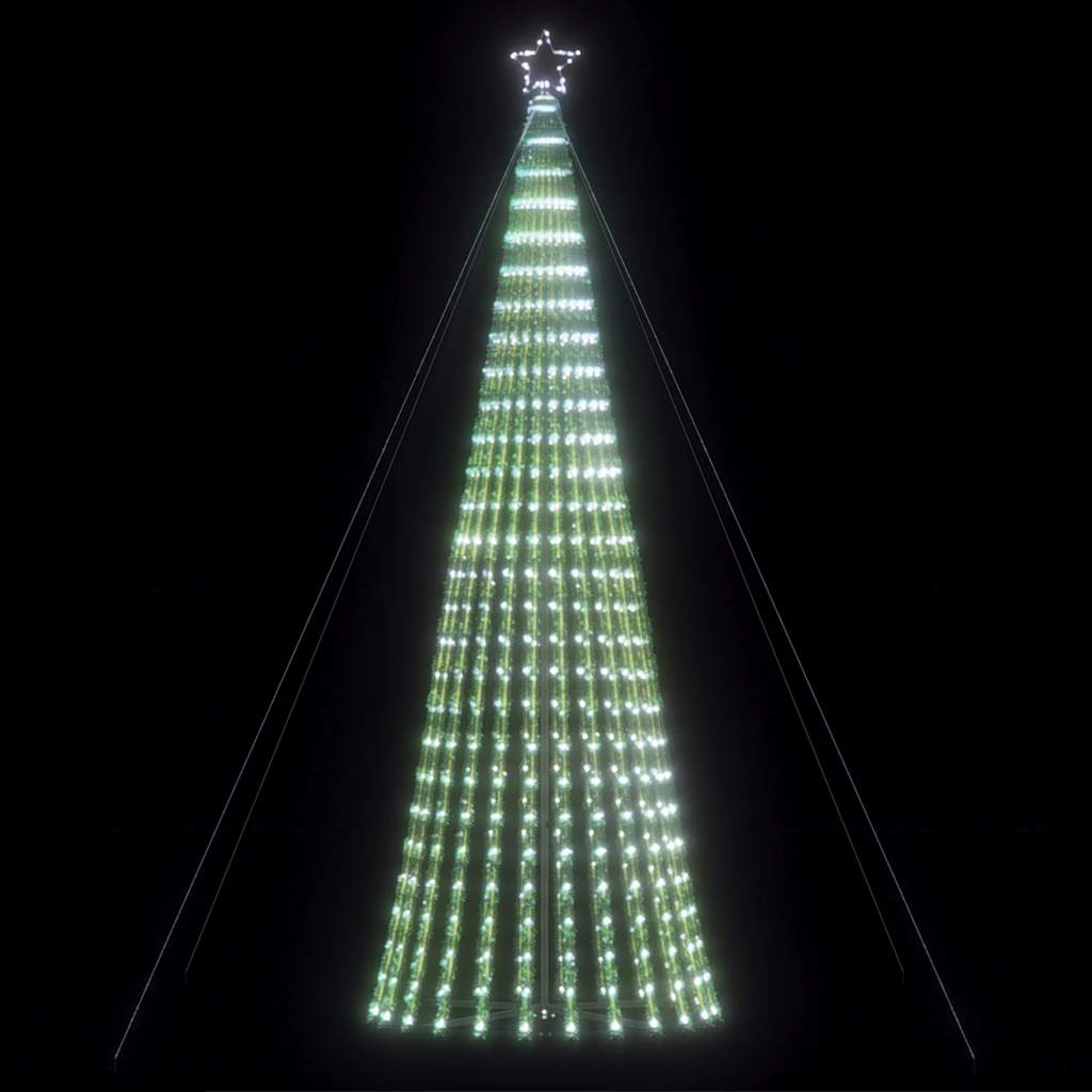 Vidaxxl LED-Weihnachtsbaum 1028 LEDs kaltweiß 403 cm