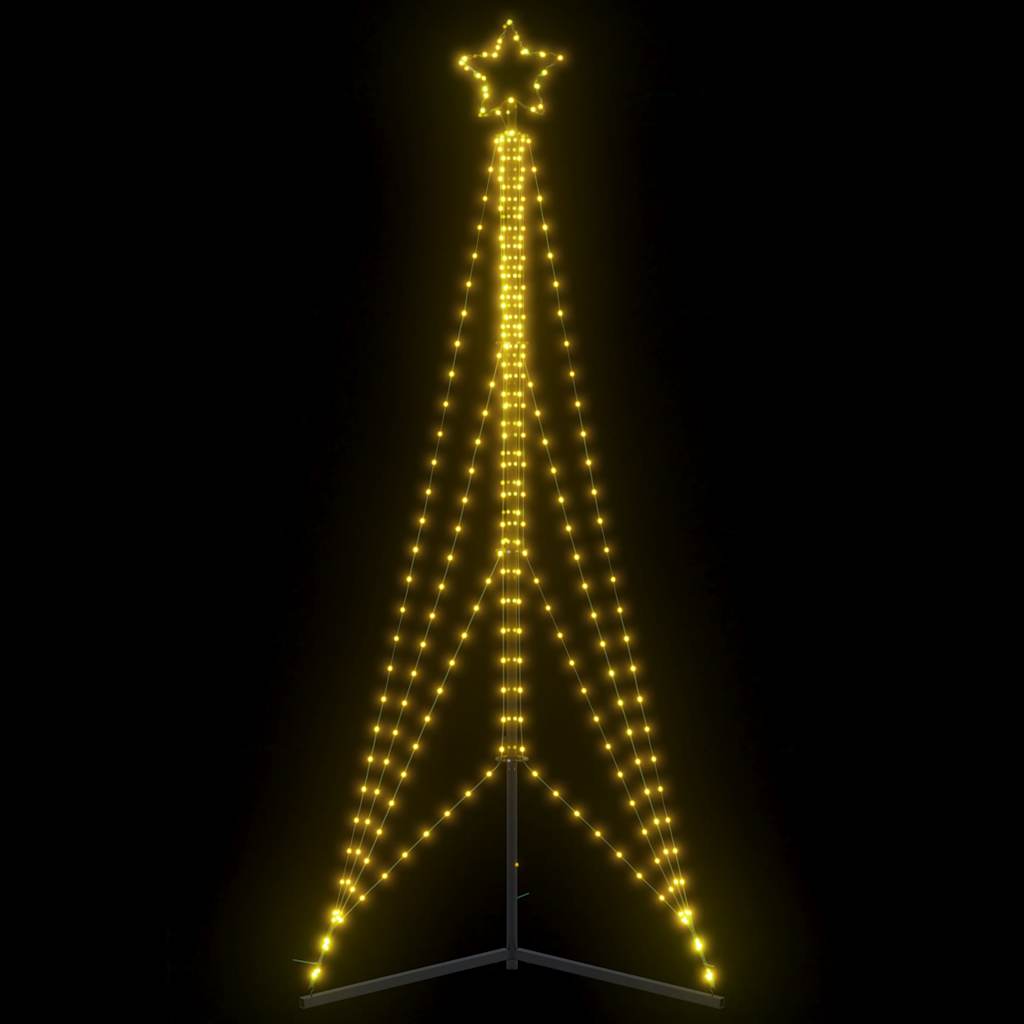 Vidaxxl LED-Weihnachtsbaum 483 LEDs warmweiß 240 cm