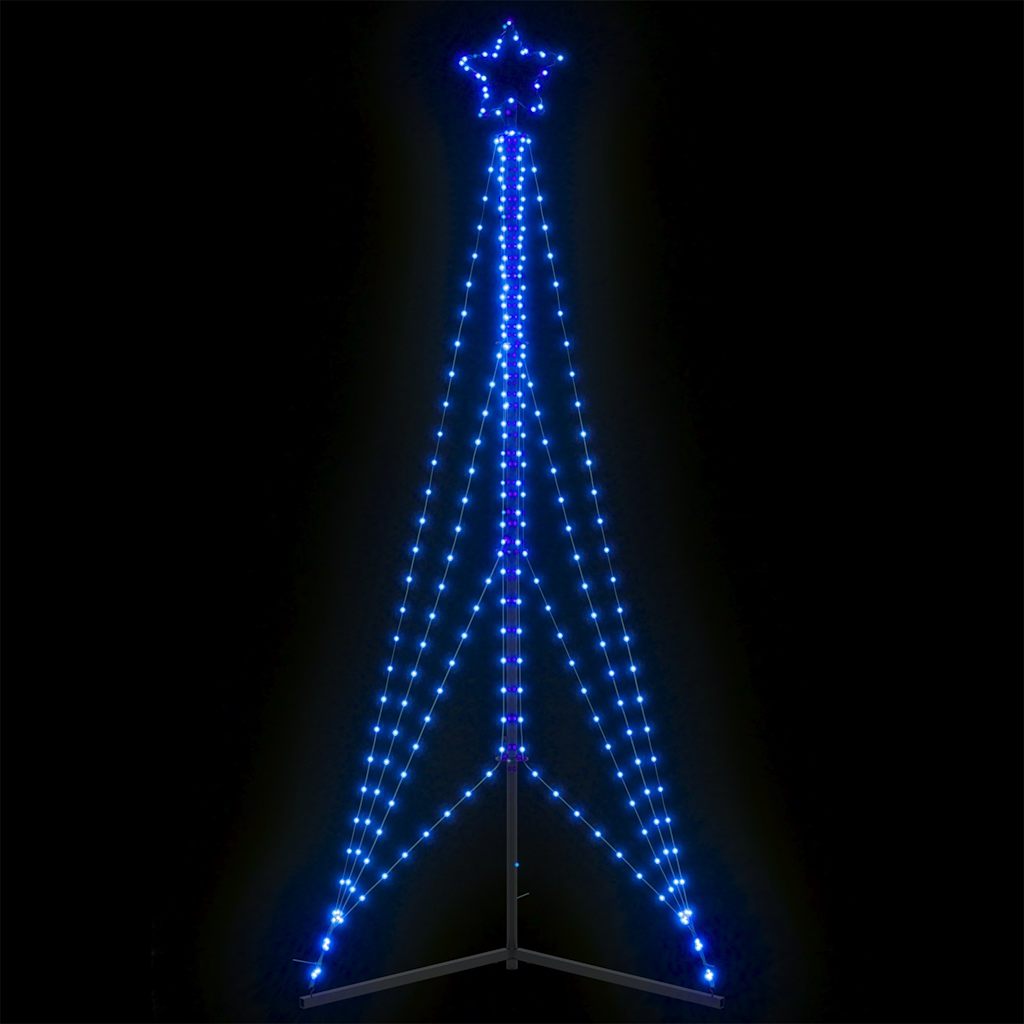 Vidaxxl LED-Weihnachtsbaum 483 LEDs 240 cm blau