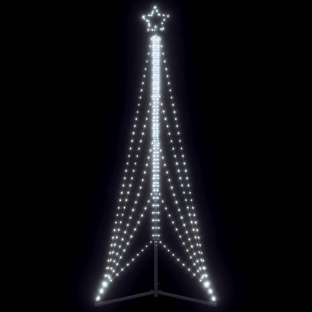 Vidaxxl LED-Weihnachtsbaum 525 LEDs kaltweiß 302 cm