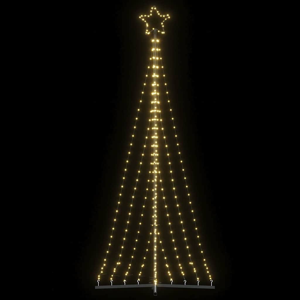 Vidaxxl LED-Weihnachtsbaum 447 LEDs warmweiß 249 cm