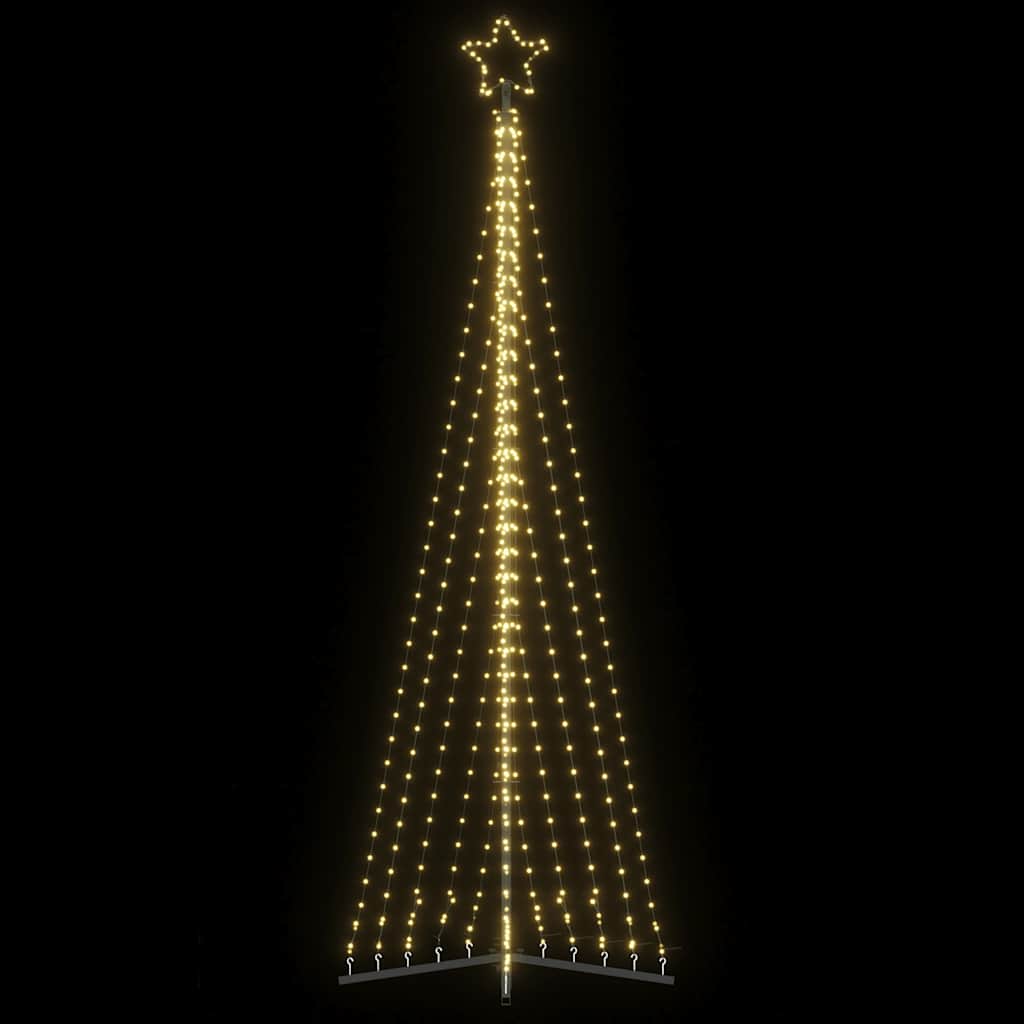 Vidaxxl LED-Weihnachtsbaum 495 LEDs warmweiß 300,5 cm