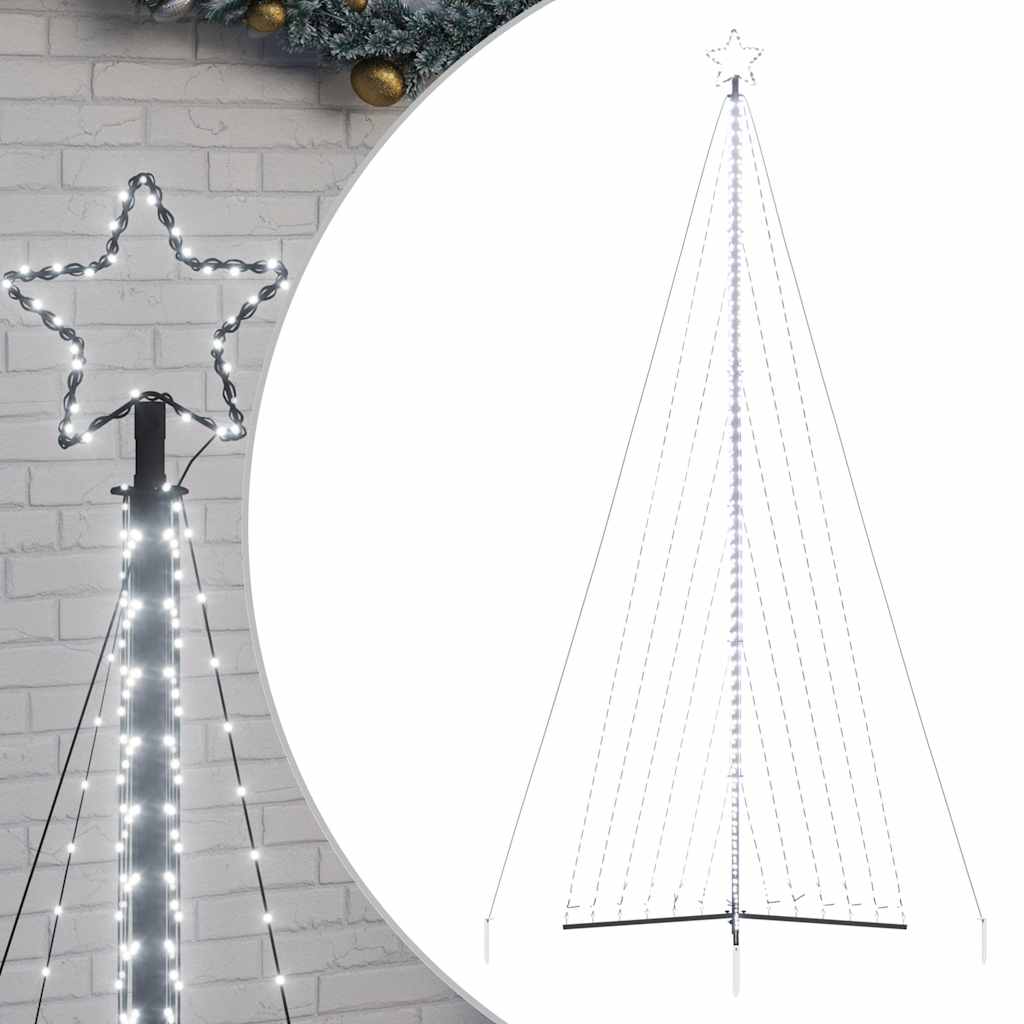 Vidaxxl LED-Weihnachtsbaum 789 LEDs kaltweiß 476 cm