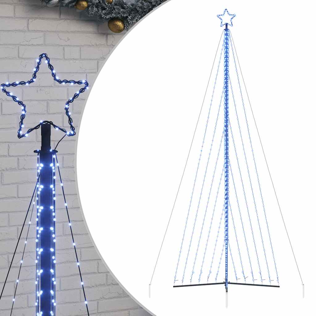Vidaxxl LED-Weihnachtsbaum 789 LEDs 476 cm blau