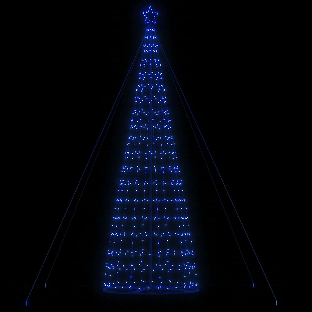 Vidaxxl LED-Weihnachtsbaum 1534 LEDs 503 cm blau